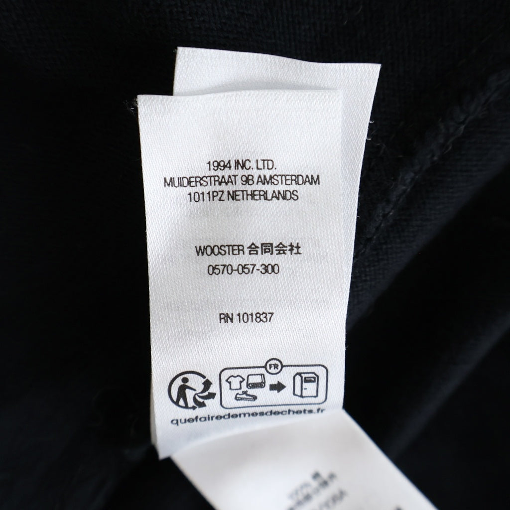 SUPREME(シュプリーム) 25SS Split S/S Football Top ロゴプリント スピリットクルーネック フットボール Tシャツ ブラック