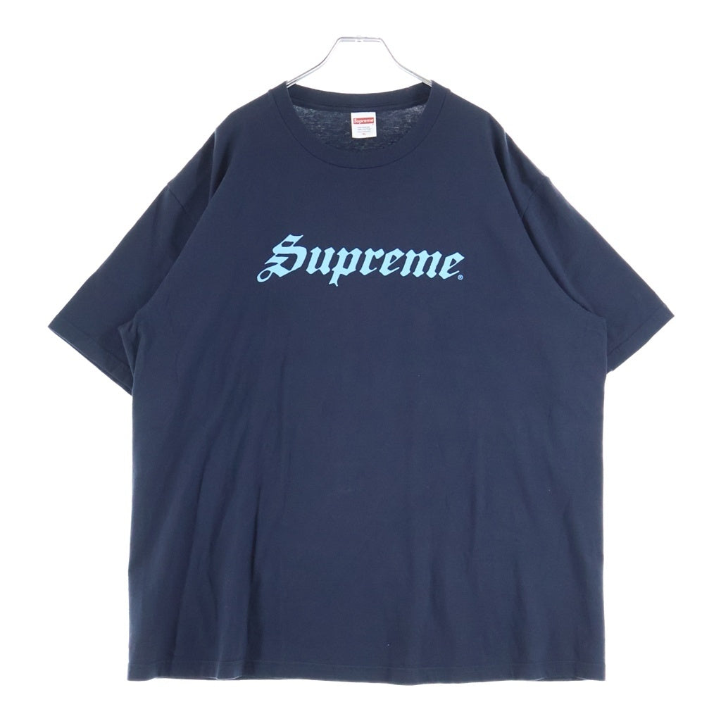 SUPREME(シュプリーム) 26SS Speed Tee ロゴプリント クルーネック コットン 半袖Tシャツ カットソー ネイビー