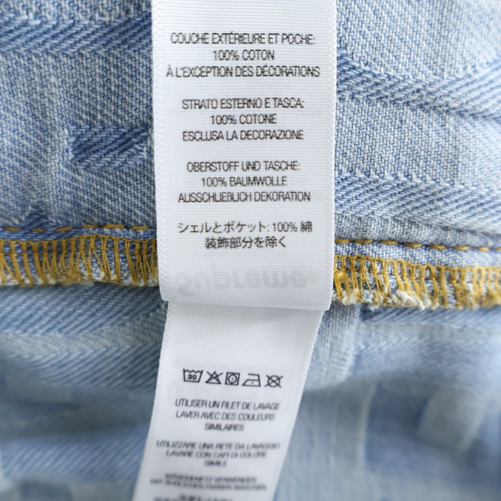 SUPREME(シュプリーム) 26SS Repeat Jacquard Double Knee Denim Short リピート ロゴ総柄 ダブルニー デニム ショートパンツ インディゴ