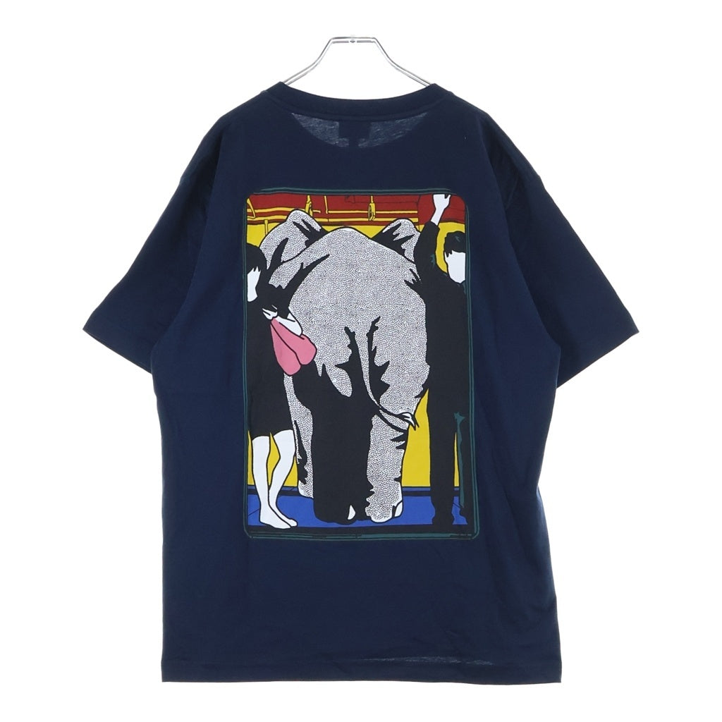 KENZO(ケンゾー) T-Shirt ロゴプリント 半袖Tシャツ ネイビー FF65TS4534SG