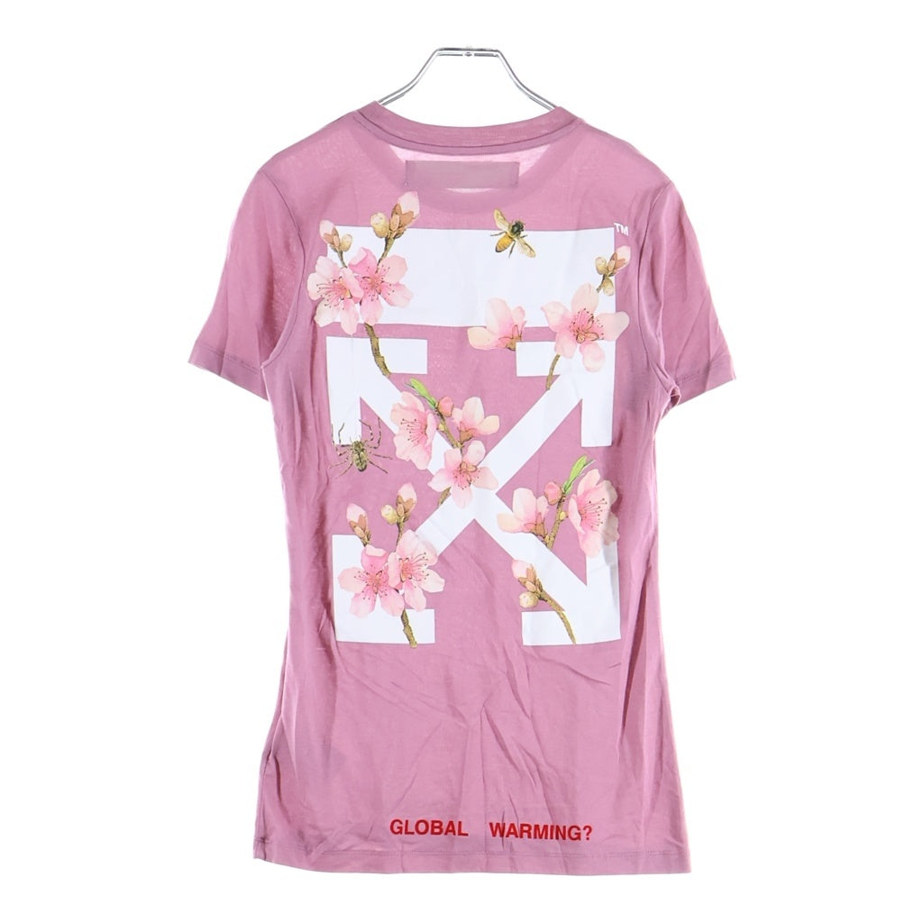 OFF-WHITE(オフホワイト) 17AW Cherry T-Shirt チェリー 半袖Tシャツ ピンク レディース OWAA028E17404050