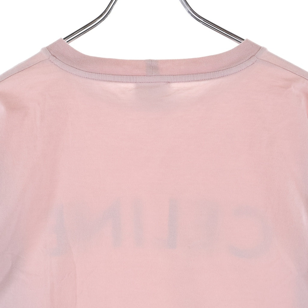 CELINE(セリーヌ) Cropped T-Shirt クロップド 半袖Tシャツ ピンク 2X761501F