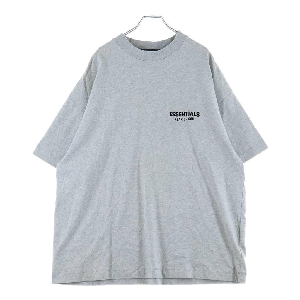 FEAR OF GOD ESSENTIALS(フィアオブゴッド エッセンシャルズ) S/S T-SHIRT ラバーロゴ 半袖Tシャツ グレー