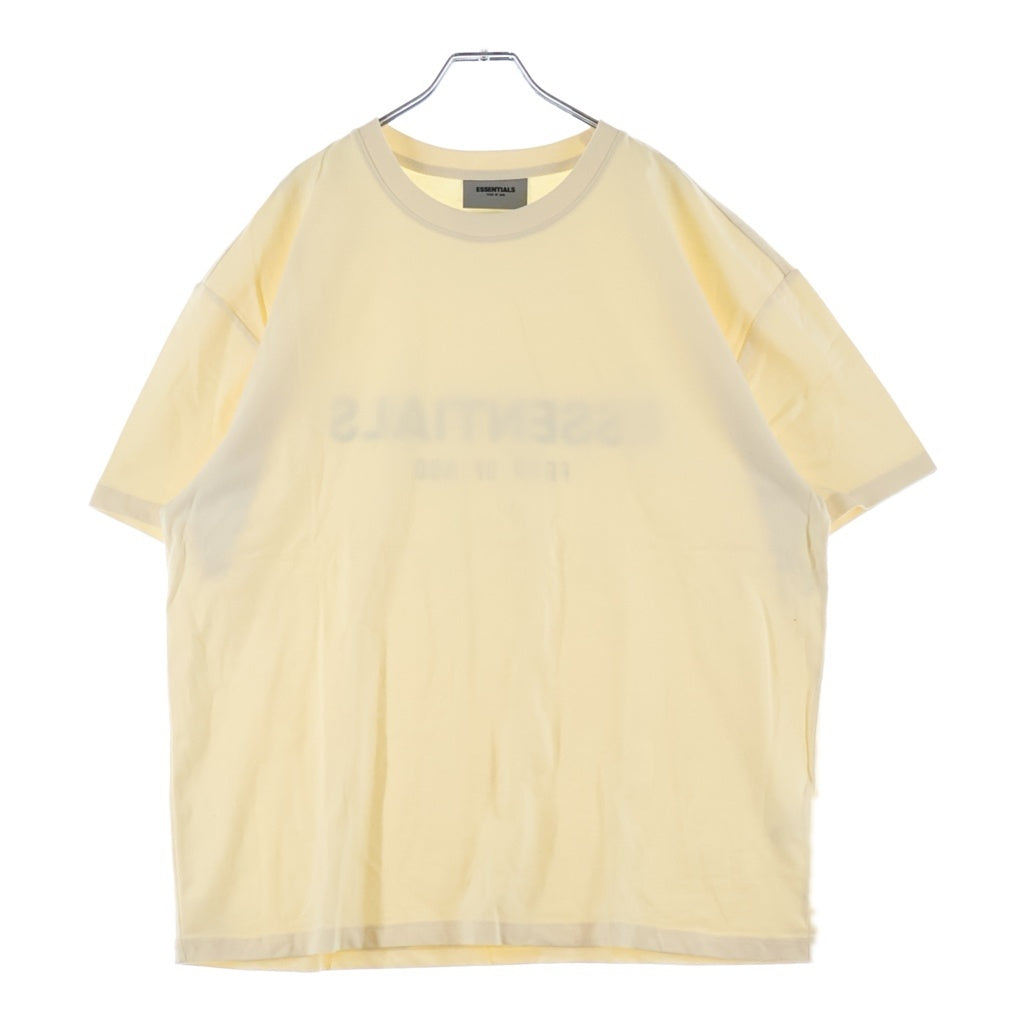 FEAR OF GOD ESSENTIALS(フィアオブゴッド エッセンシャルズ) S/S T-SHIRT ラバーロゴ 半袖Tシャツ アイボリー