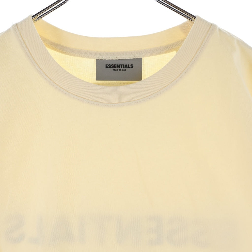 FEAR OF GOD ESSENTIALS(フィアオブゴッド エッセンシャルズ) S/S T-SHIRT ラバーロゴ 半袖Tシャツ アイボリー