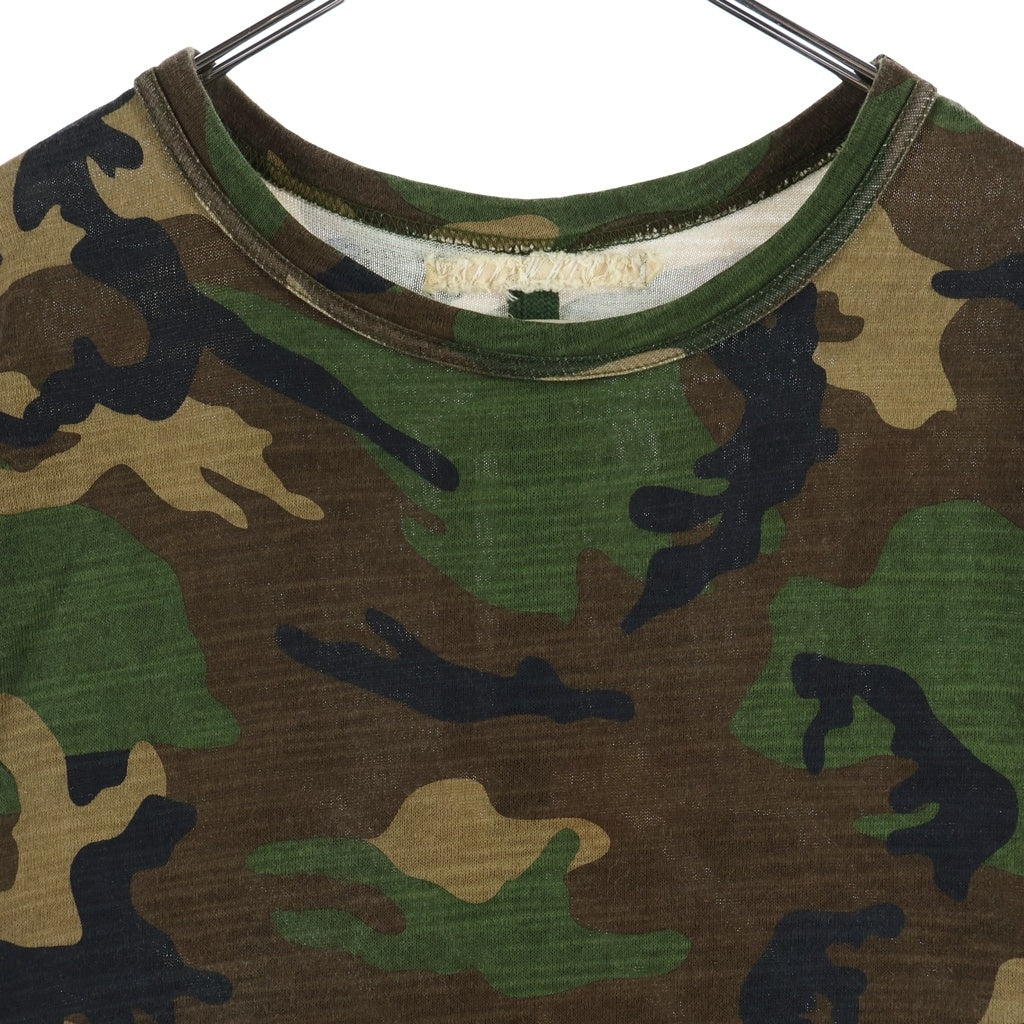 OFF-WHITE(オフホワイト) 15AW T-Shirt カモフラージュ 迷彩 半袖Tシャツ カーキ