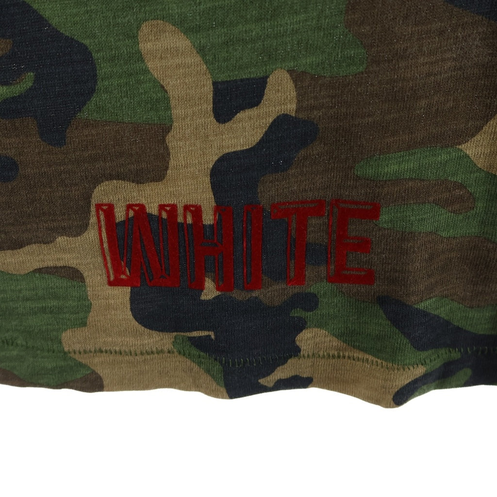 OFF-WHITE(オフホワイト) 15AW T-Shirt カモフラージュ 迷彩 半袖Tシャツ カーキ