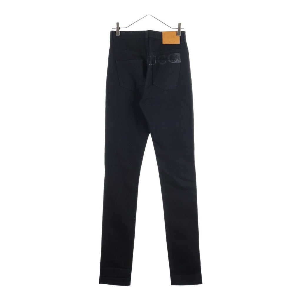GUCCI(グッチ) New York Yankees Denim Pants ニューヨークヤンキース デニムパンツ ブラック レディース 527442 XRC72