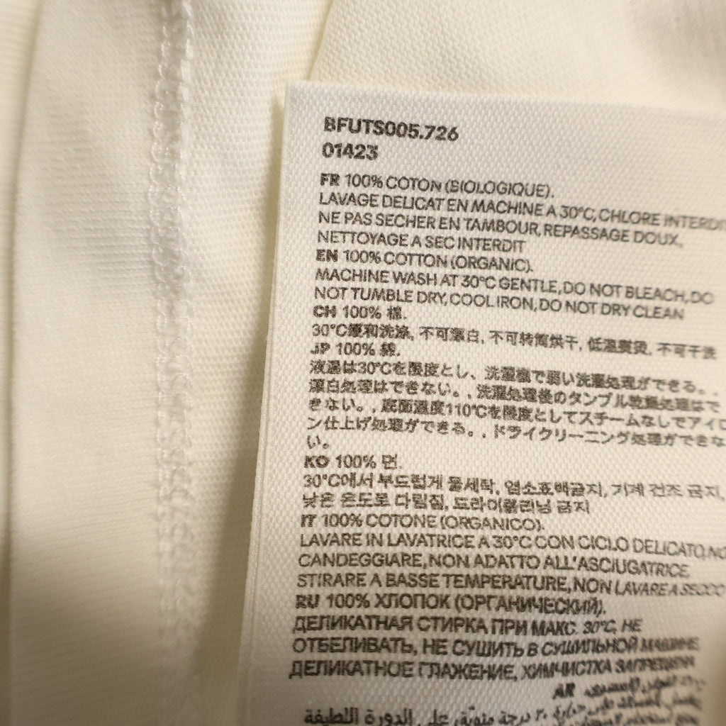 AMI Alexandre Mattiussi(アミアレクサンドルマテュッシ) T-Shirt ハートロゴ刺繍 半袖Tシャツ ホワイト BFUTS005.726
