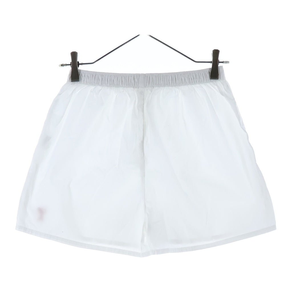 AMI Alexandre Mattiussi(アミアレクサンドルマテュッシ) Short Pants ハートロゴ刺繍 ハーフパンツ ショーツ ホワイト HUN001.482