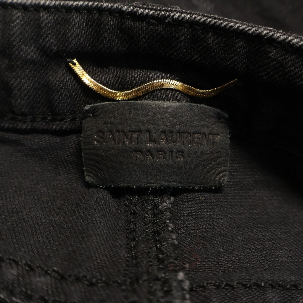 SAINT LAURENT PARIS(サンローランパリ) Denim Skinny Pants デニムスキニーパンツ ブラック 510141 YF869