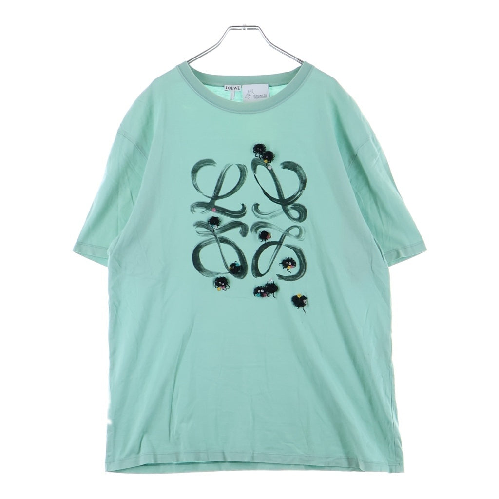 LOEWE(ロエベ) ×スタジオジブリ 千と千尋の神隠し ススワタリ アナグラム半袖Tシャツ グリーン H848Y22X15