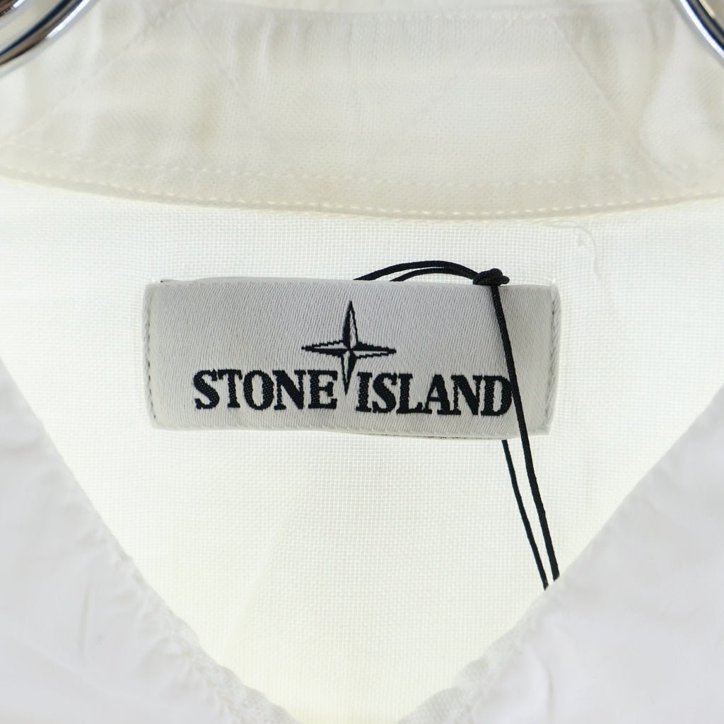 STONE ISLAND(ストーンアイランド) Military Shirt 半袖シャツ ホワイト 60151FA10