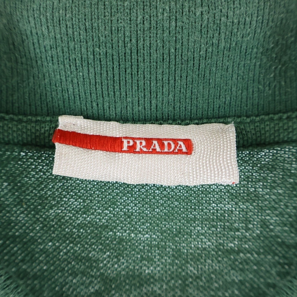 PRADA SPORT(プラダ スポーツ) Polo Shirt 半袖ポロシャツ グリーン SJJ887