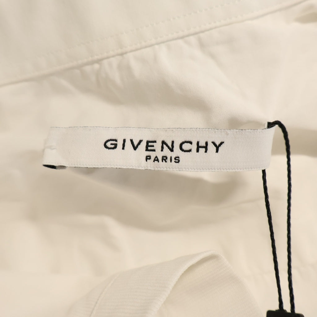GIVENCHY(ジバンシィ) L/S Shirt チャーム付き 長袖シャツ ホワイト 15S 6202 335