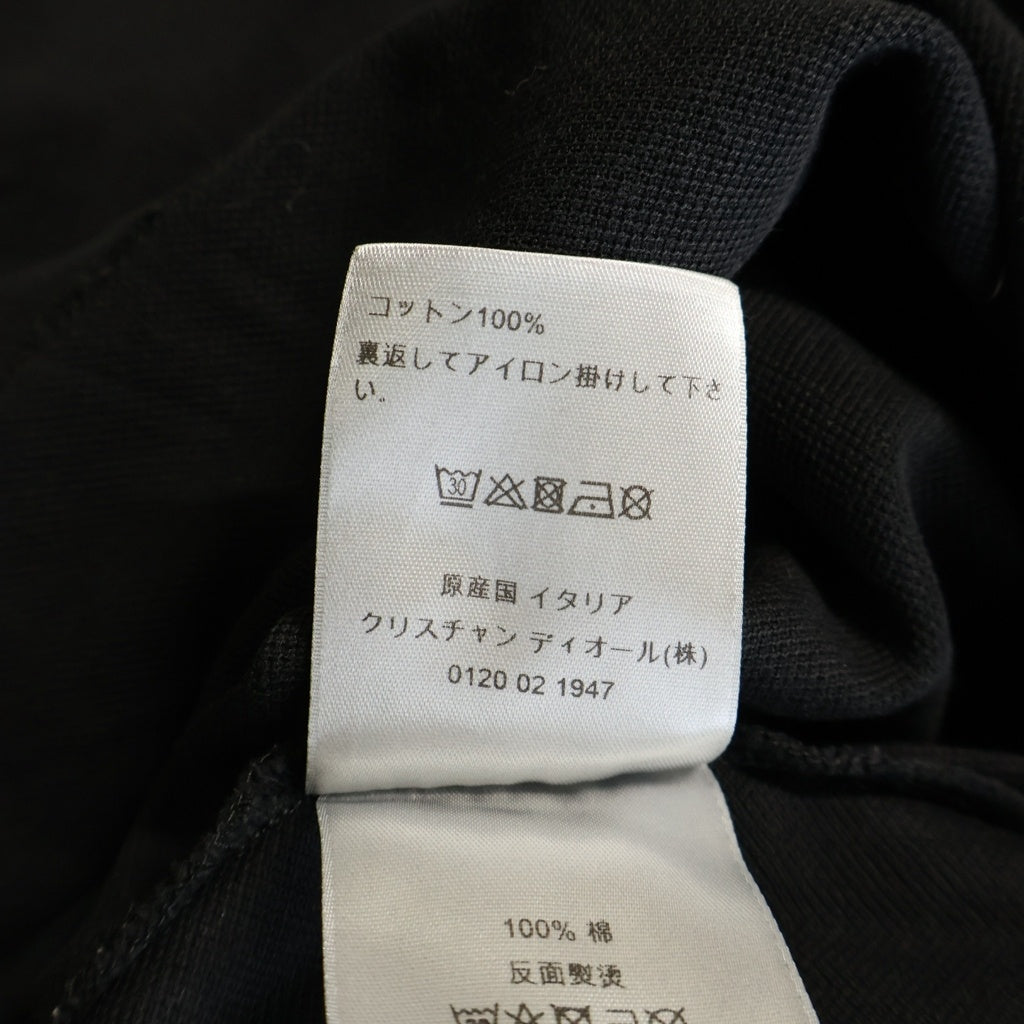 DIOR(ディオール) Bee Polo Shirt ロゴ刺繍 半袖ポロシャツ ブラック 733J805B0373