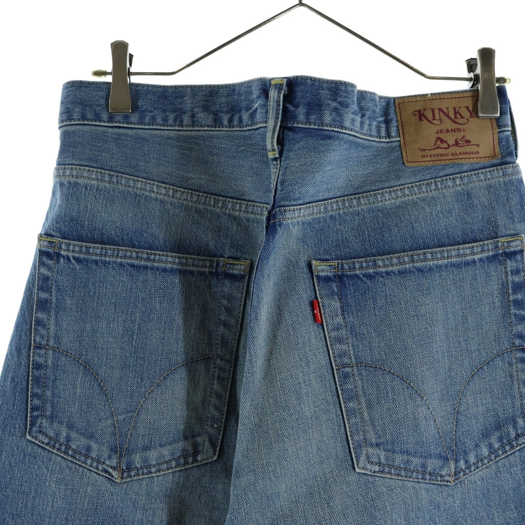HYSTERIC GLAMOUR(ヒステリックグラマー) ルーズストレートデニムパンツ インディゴブルー 02251AP59