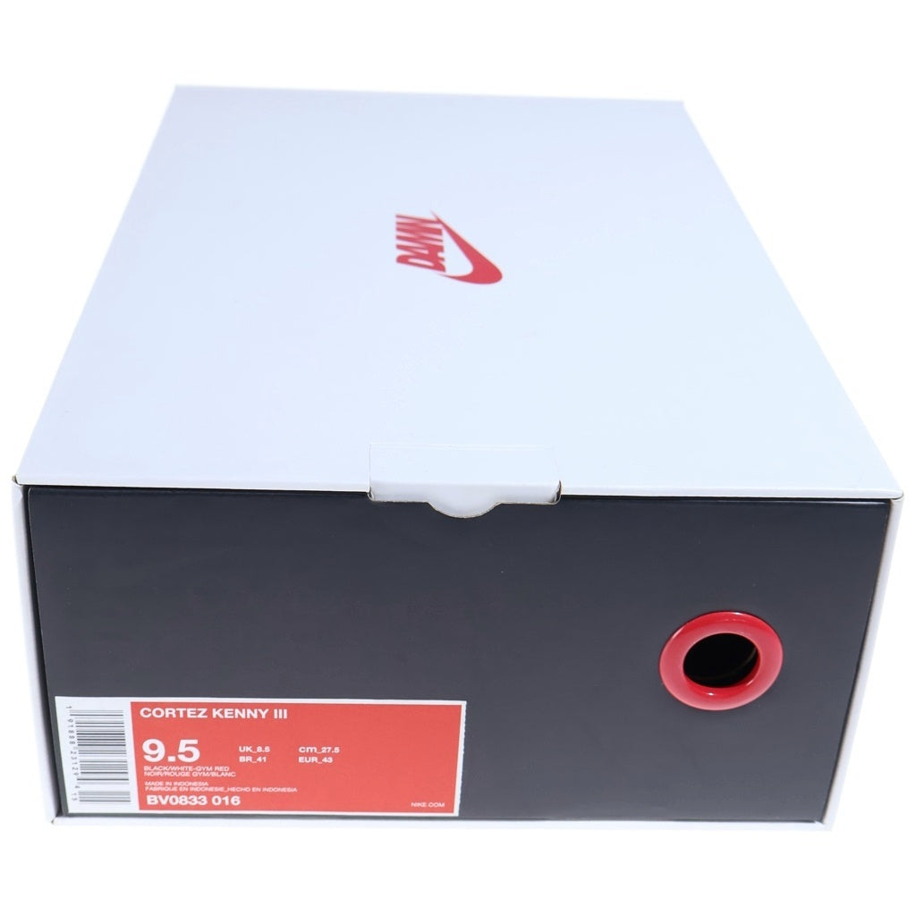 NIKE(ナイキ) ×KENDRICK LAMAR CORTEZ KENNY THE CHAMPIONSHIP ×ケンドリック ラマー コルテッツ ケニー 3 TDE ザ チャンピオンシップ ローカットスニーカー ブラック US9.5/27.5cm BV0833-016