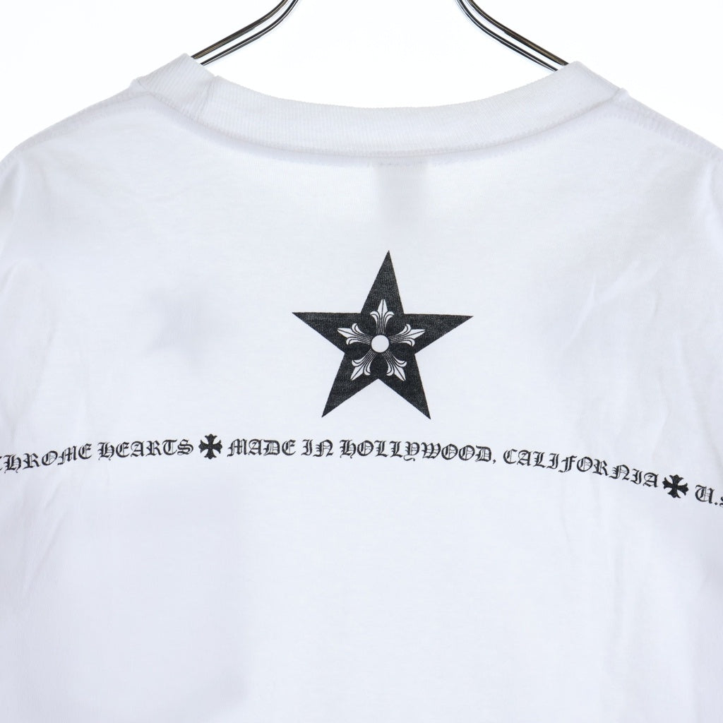 CHROME HEARTS(クロムハーツ) STAR PRINT SHAT スタープリント シャツ 半袖Tシャツ カットソー クルーネック ホワイト