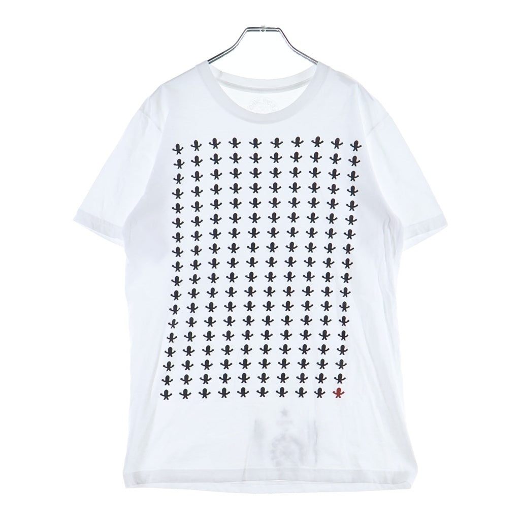 CHROME HEARTS(クロムハーツ) FOTI フォティ ティックマン 半袖Tシャツ カットソー クルーネック ホワイト