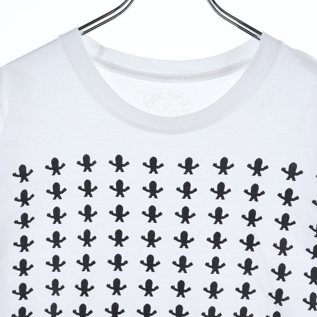 CHROME HEARTS(クロムハーツ) FOTI フォティ ティックマン 半袖Tシャツ カットソー クルーネック ホワイト