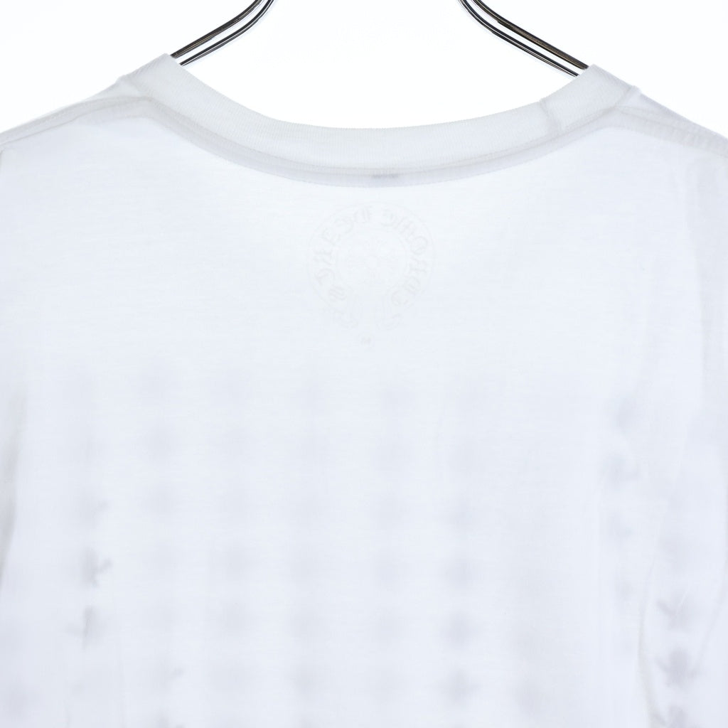 CHROME HEARTS(クロムハーツ) FOTI フォティ ティックマン 半袖Tシャツ カットソー クルーネック ホワイト