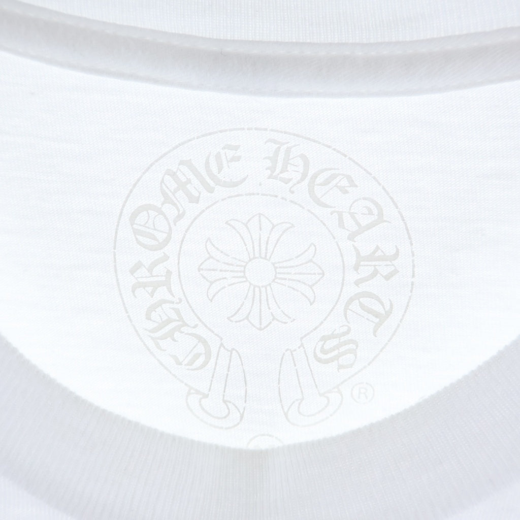 CHROME HEARTS(クロムハーツ) FOTI フォティ ティックマン 半袖Tシャツ カットソー クルーネック ホワイト