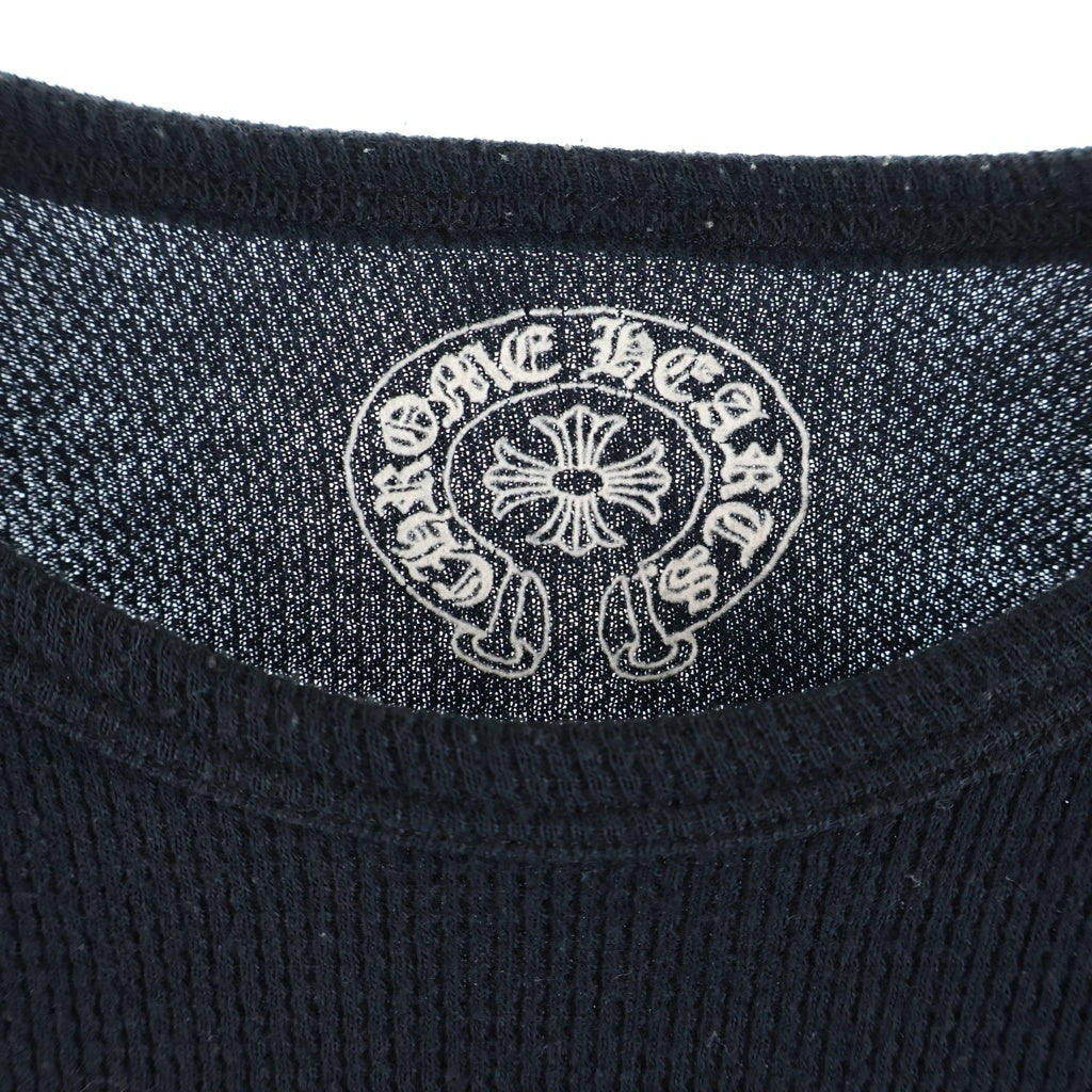 CHROME HEARTS(クロムハーツ) スクロールラベル CHプラス アームクロスプリント 長袖Tシャツ ロングスリーブ ブラック