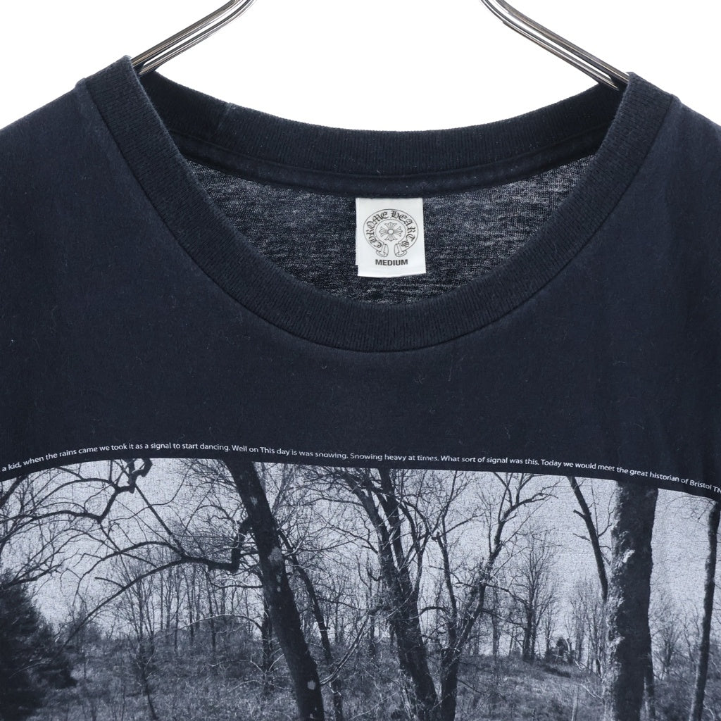 CHROME HEARTS(クロムハーツ) CH T-SHRT JOE FOTI EXHIBITION 2013年フォティエキシビジョン プリント半袖Tシャツ ブラック