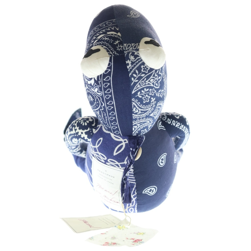 READY MADE(レディメイド) BANDANA FROG MAN バンダナ フロッグマン ぬいぐるみ ネイビー