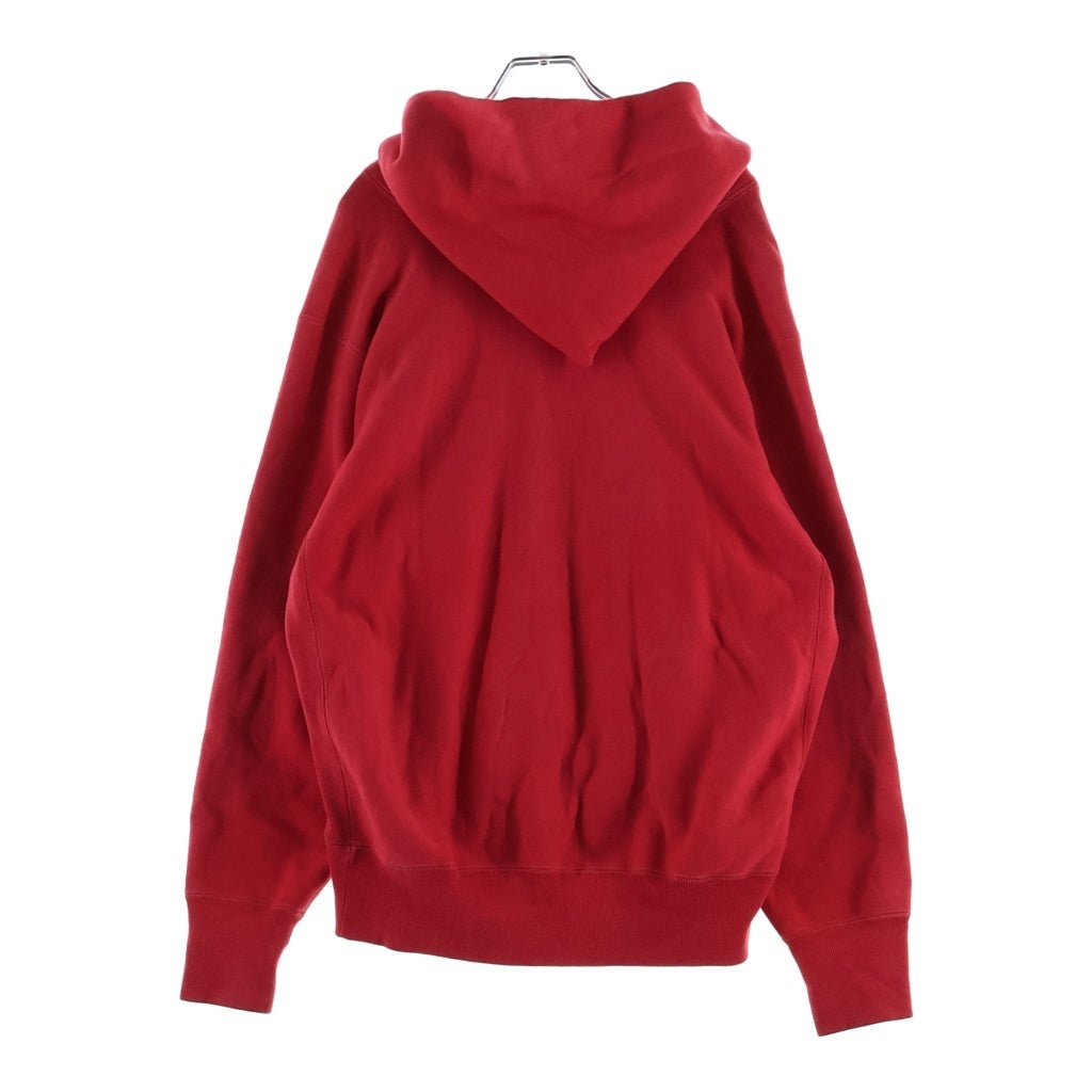 A.PRESSE(アプレッセ) 24AW VINTAGE HALF ZIP SWEAT HOODIE ヴィンテージ ハーフジップ スウェット フーディー レッド 24AAP-05-07K