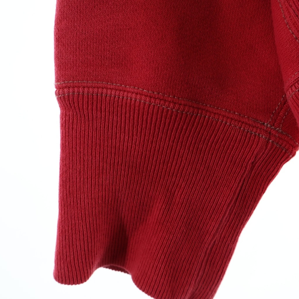 A.PRESSE(アプレッセ) 24AW VINTAGE HALF ZIP SWEAT HOODIE ヴィンテージ ハーフジップ スウェット フーディー レッド 24AAP-05-07K