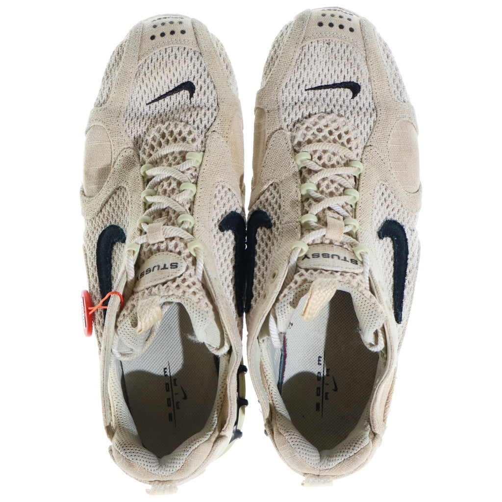 NIKE(ナイキ) ×STUSSY Air Zoom Spiridon Cage 2 Black ステューシー エアズーム スピリドン ケージド2 ローカットスニーカー US10/28cm アイボリー CQ5486-001