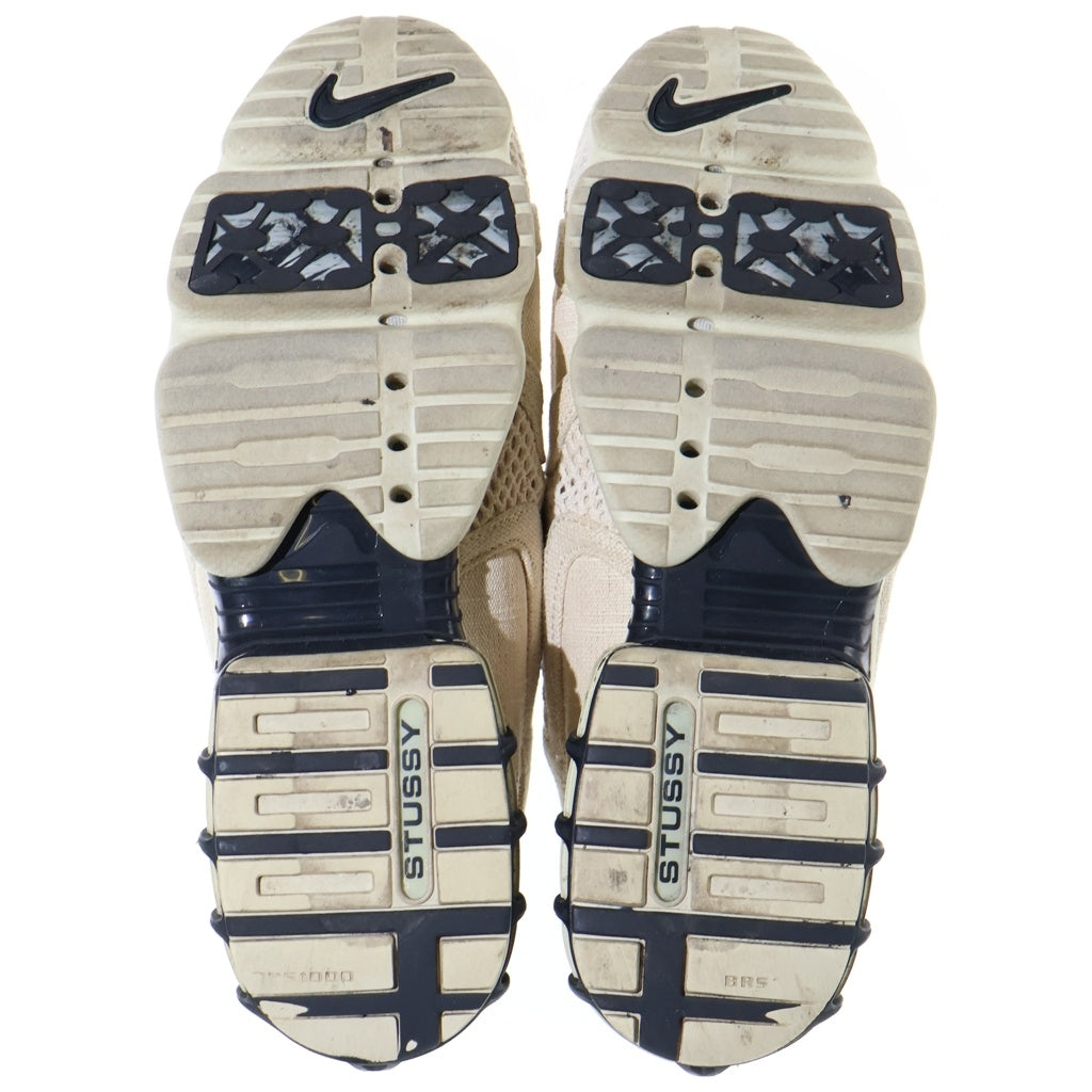 NIKE(ナイキ) ×STUSSY Air Zoom Spiridon Cage 2 Black ステューシー エアズーム スピリドン ケージド2 ローカットスニーカー US10/28cm アイボリー CQ5486-001