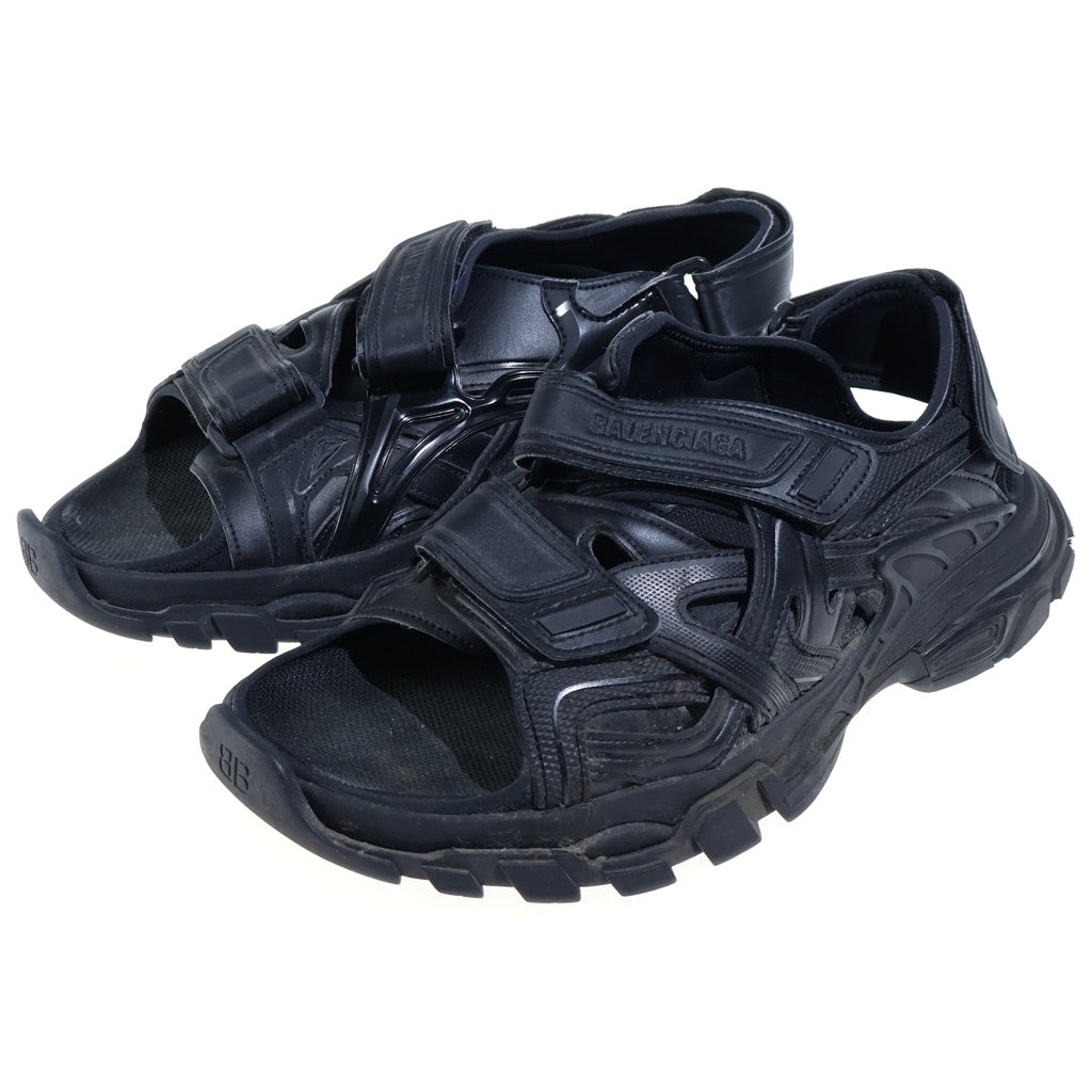 BALENCIAGA(バレンシアガ) TRACK SANDAL ベルテットデザイン BBロゴ トラック サンダル シューズ US10/28.5cm 617542
