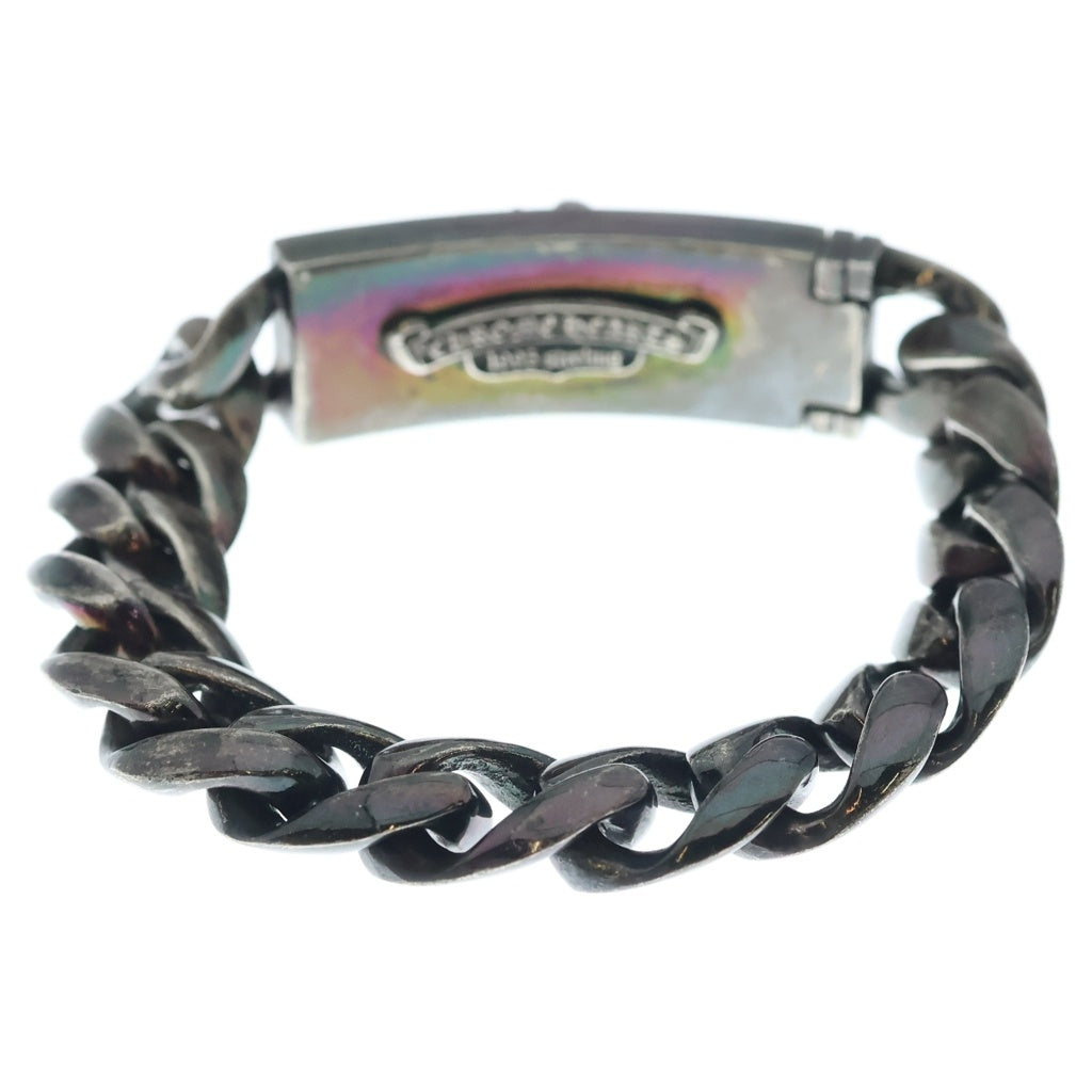 CHROME HEARTS(クロムハーツ) ダガーIDクラシックリンクブレスレット 13LINK ブラックロジウム