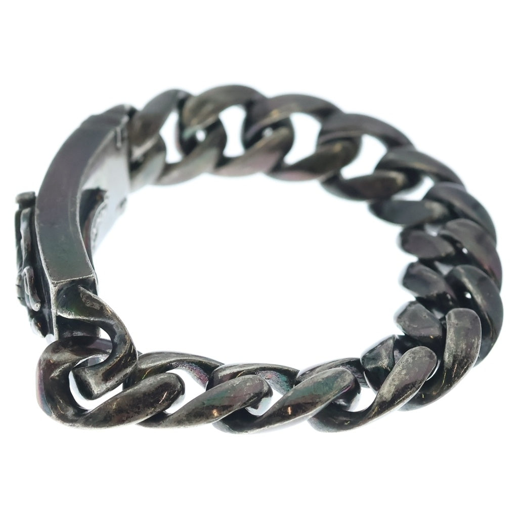 CHROME HEARTS(クロムハーツ) ダガーIDクラシックリンクブレスレット 13LINK ブラックロジウム