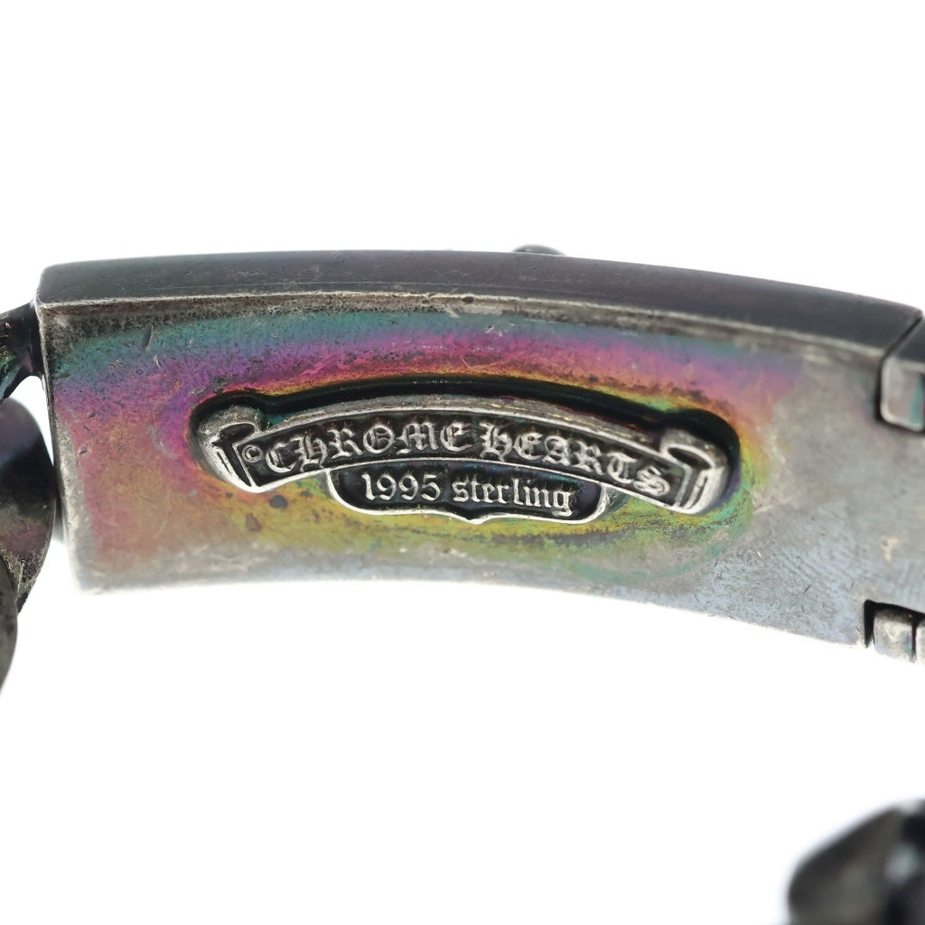 CHROME HEARTS(クロムハーツ) ダガーIDクラシックリンクブレスレット 13LINK ブラックロジウム