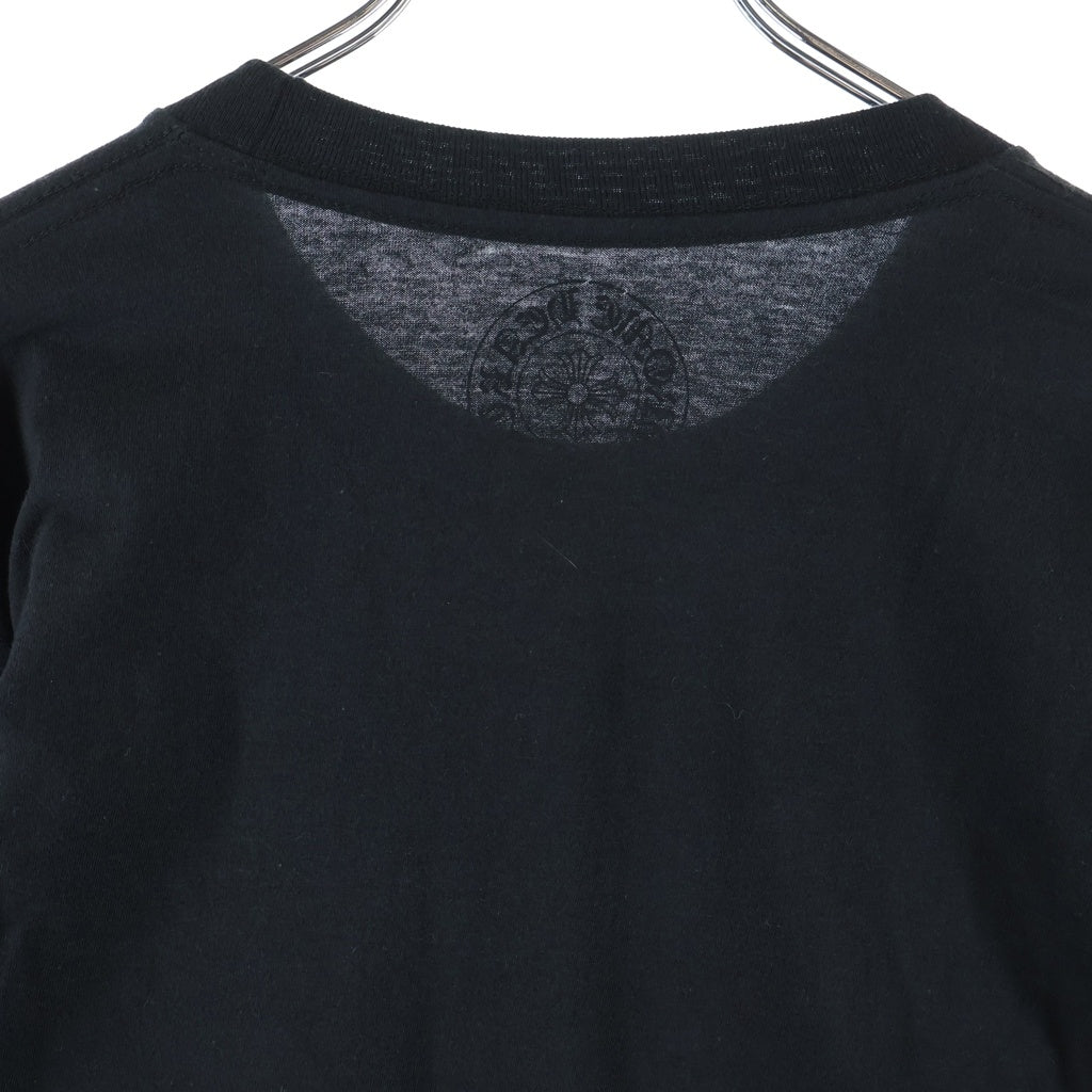 CHROME HEARTS(クロムハーツ) CH L/S T-SHIRT アームフローラル バックホースシュープリント 長袖Tシャツ ロンT ブラック