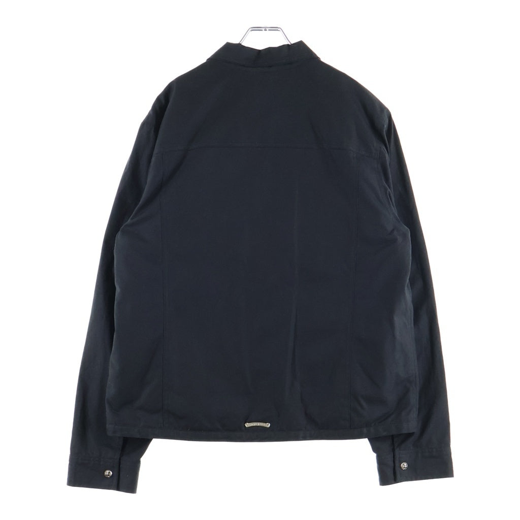 CHROME HEARTS(クロムハーツ) WHIPLASH OIL オイル加工 裏地キルティング ワークジャケット ブラック