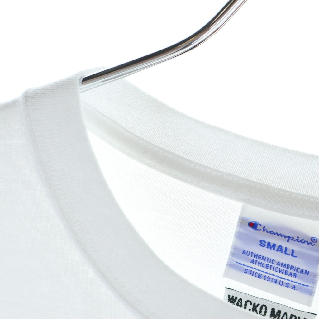 WACKO MARIA(ワコマリア) 26SS CHAMPION HEAVY WEIGHT ヘビーウェイトTシャツ 半袖Tシャツ カットソー クルーネック ホワイト C8-D335