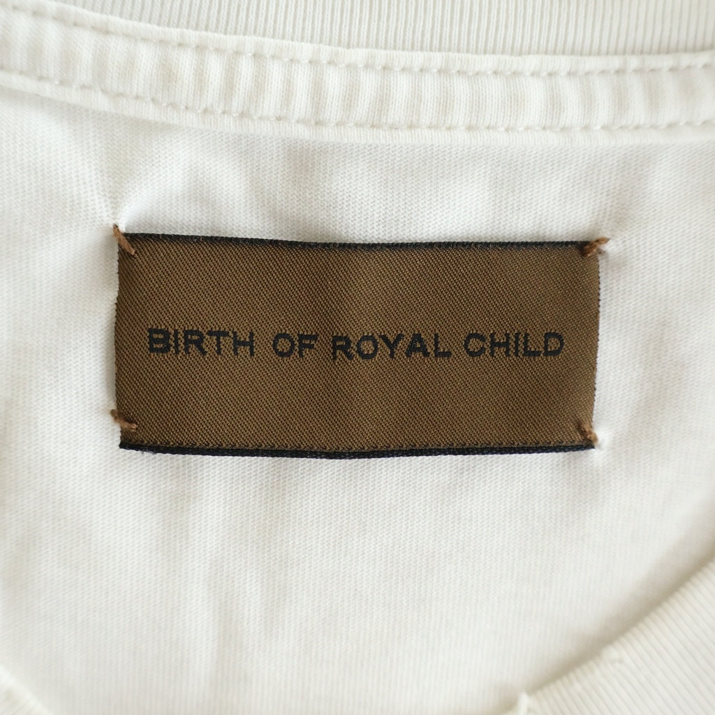 BIRTH OF ROYAL CHILD(バースオブロイヤルチャイルド) FLASHLIGHT VINTAGE TEE フラッシュライト ヴィンテージ 半袖カットソー Tシャツ ホワイト