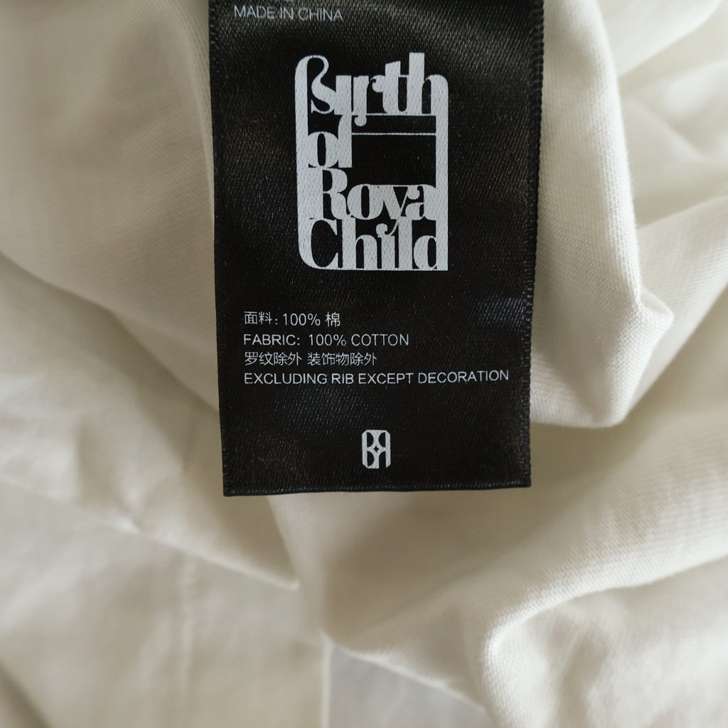 BIRTH OF ROYAL CHILD(バースオブロイヤルチャイルド) FLASHLIGHT VINTAGE TEE フラッシュライト ヴィンテージ 半袖カットソー Tシャツ ホワイト