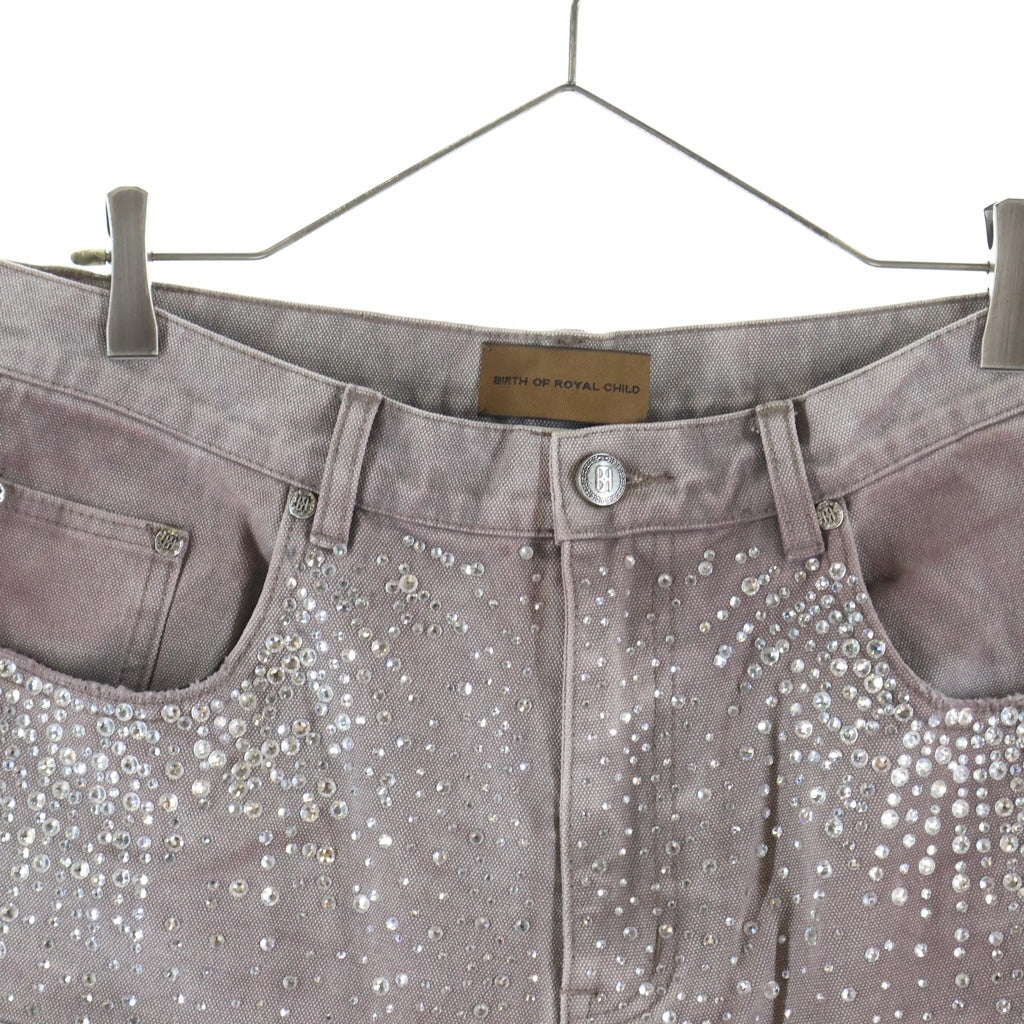 BIRTH OF ROYAL CHILD(バースオブロイヤルチャイルド) REDIAL 20K DAIAMOND JORTS ウォッシュド加工 リダイアル トゥエンティケー ダイヤモンド ショーツ ハーフパンツ ベージュ