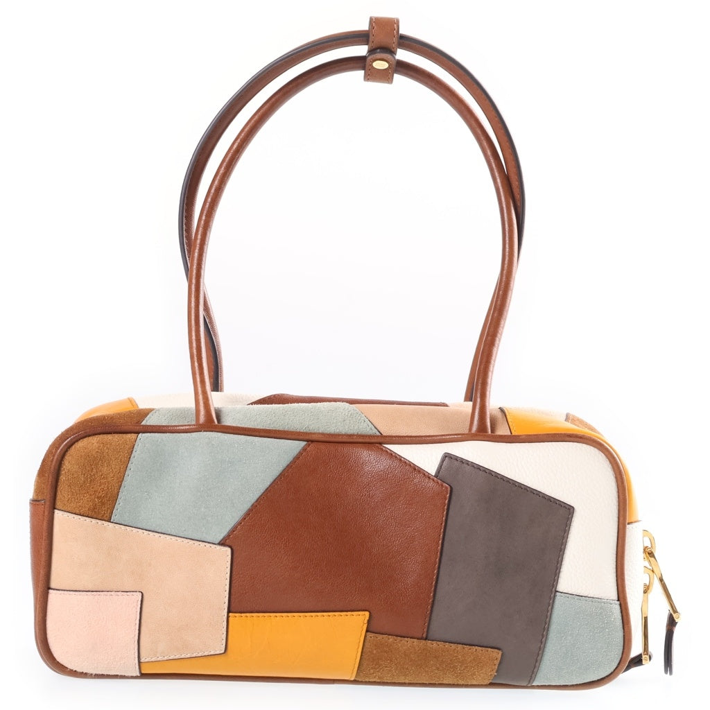 miumiu(ミュウミュウ) BEAU ボー レザー パッチワーク バック マルチ 5BB173 レディース