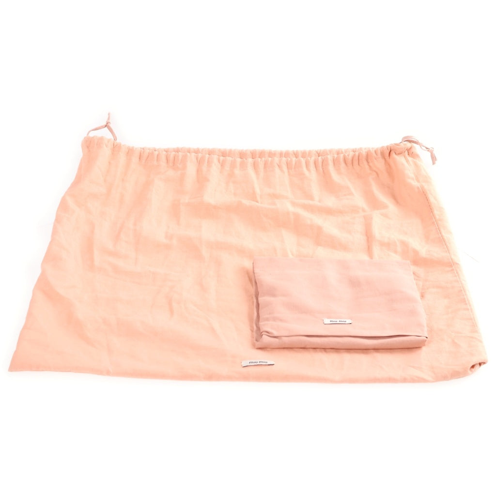 miumiu(ミュウミュウ) BEAU ボー レザー パッチワーク バック マルチ 5BB173 レディース