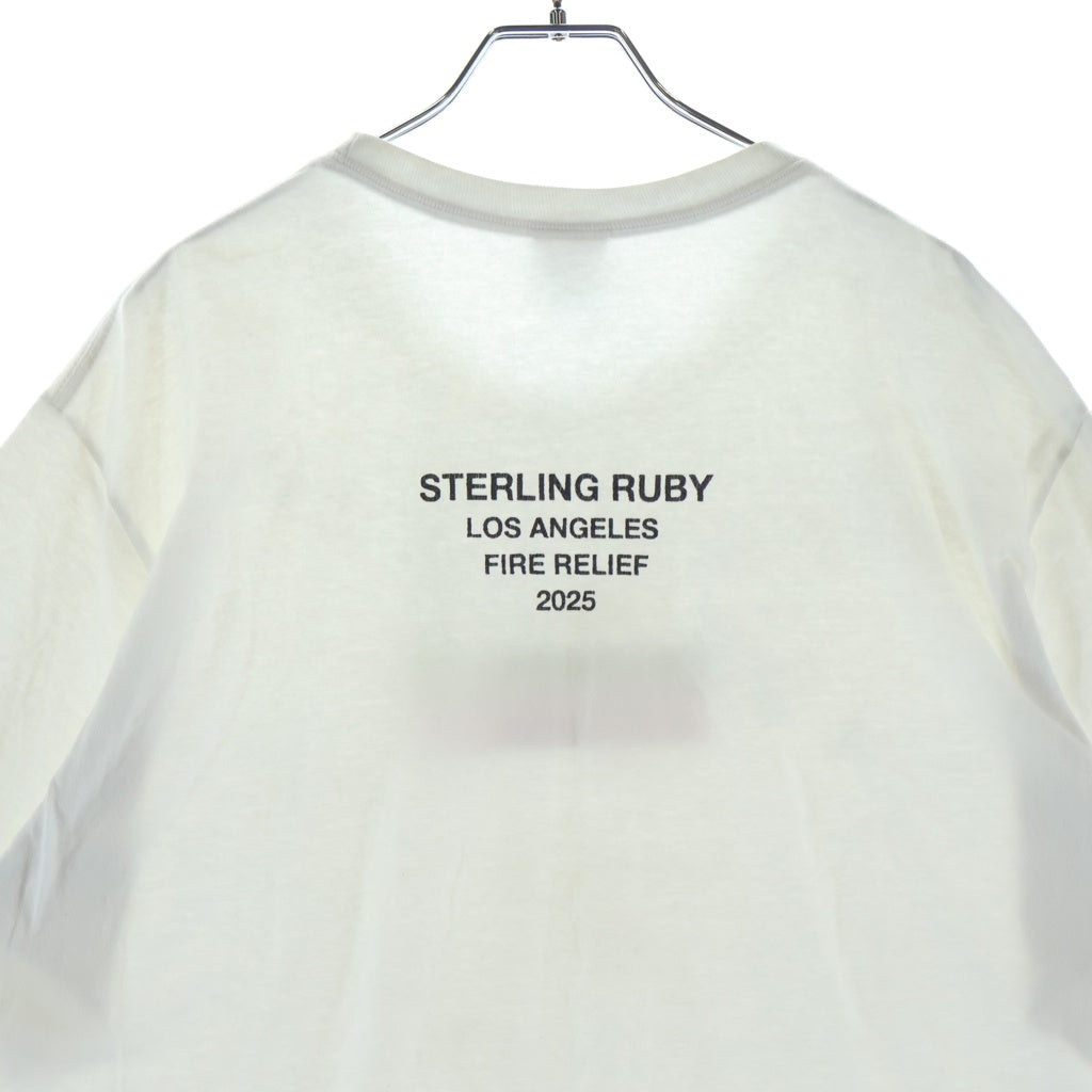 SUPREME(シュプリーム) 25SS Los Angeles Fire Relief Box Logo Tee ロサンゼルス ファイアー リリーフ ボックスロゴTシャツ 半袖Tシャツ カットソー クルーネック ホワイト