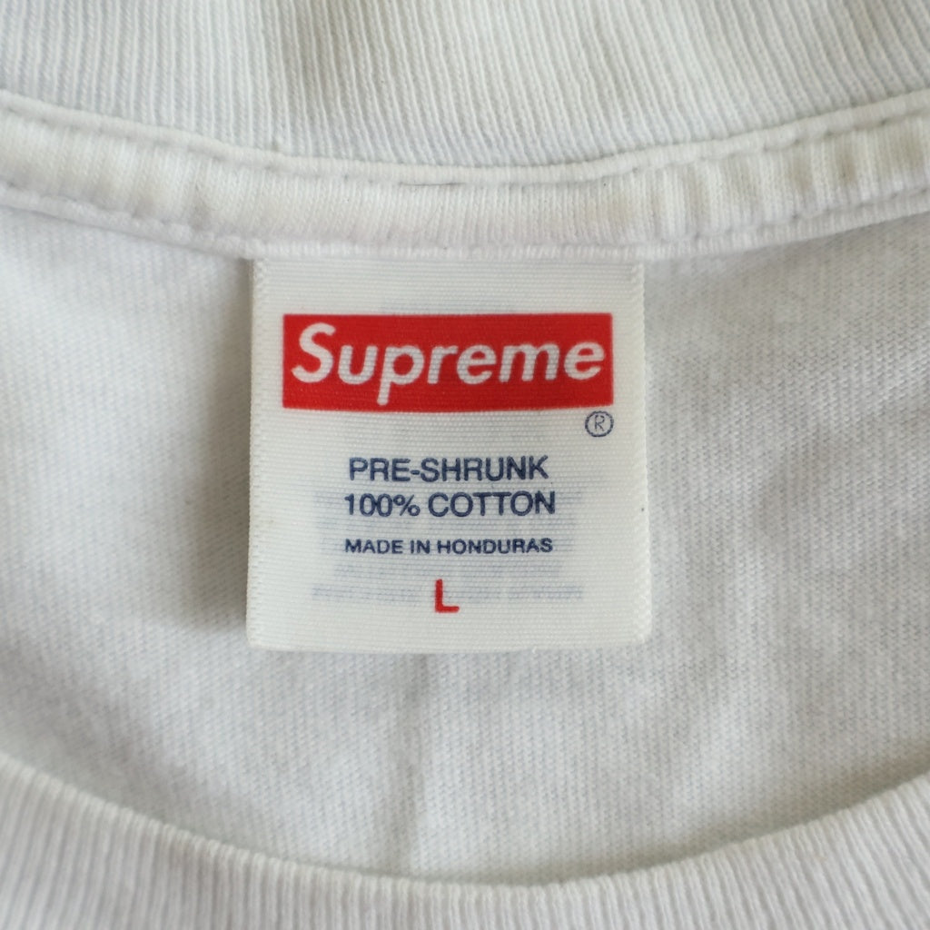 SUPREME(シュプリーム) 25SS Los Angeles Fire Relief Box Logo Tee ロサンゼルス ファイアー リリーフ ボックスロゴTシャツ 半袖Tシャツ カットソー クルーネック ホワイト