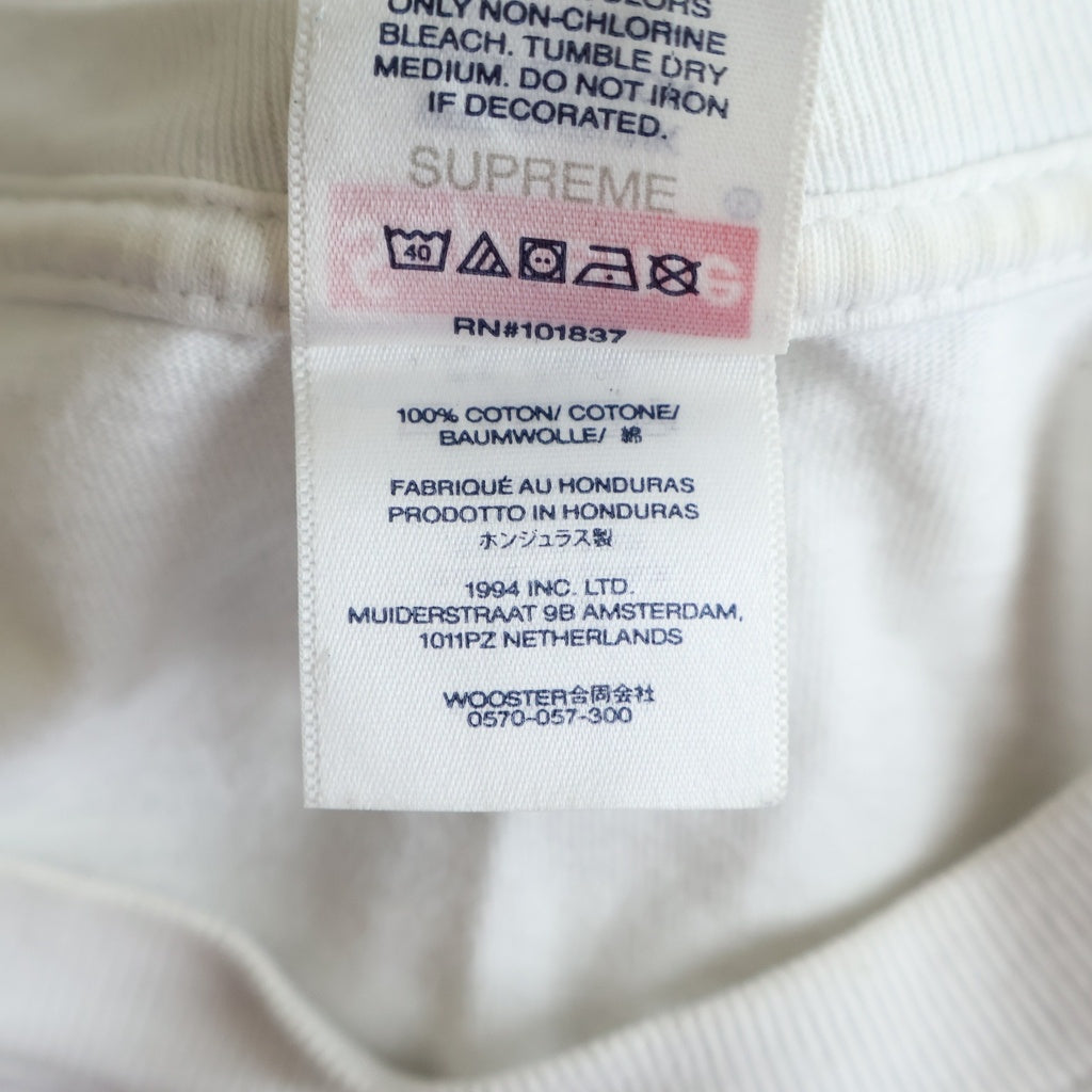 SUPREME(シュプリーム) 25SS Los Angeles Fire Relief Box Logo Tee ロサンゼルス ファイアー リリーフ ボックスロゴTシャツ 半袖Tシャツ カットソー クルーネック ホワイト