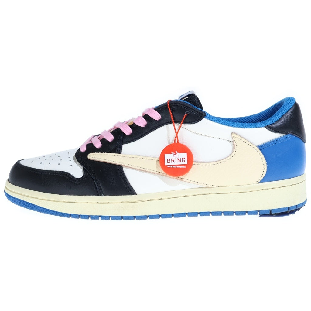 NIKE(ナイキ) ×TRAVIS SCOTT FRAGMENT DESIGN AIR JORDAN 1 LOW OG SP トラヴィススコット フラグメント エアジョーダン1 ローカットスニーカー US10/28cm DM7866-140